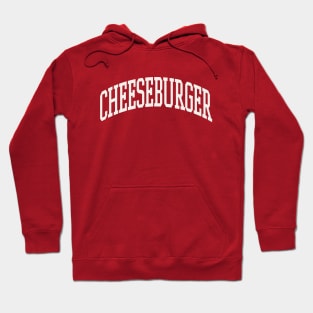 Cheeseburger Lover Type Text Cheeseburger Hawaiian Hoodie